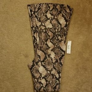 Snake skin pants